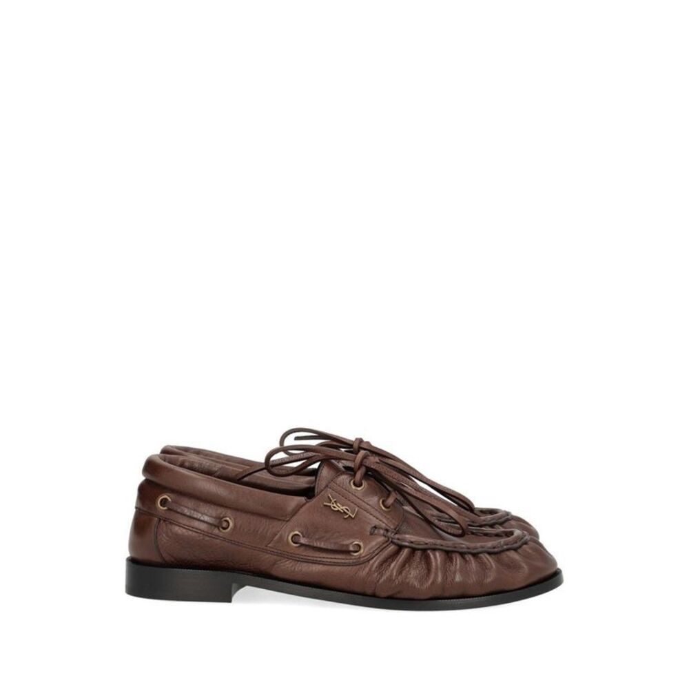Saint Laurent Men "Le Loafer Bateau" Moccasins